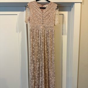 Brass and Roe blush pink dress size S